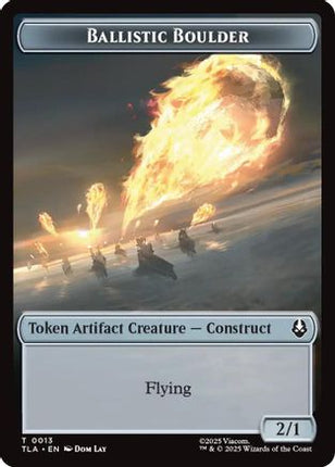 Ballistic Boulder // Soldier (0011) Double-Sided Token [Avatar: The Last Airbender] Foil