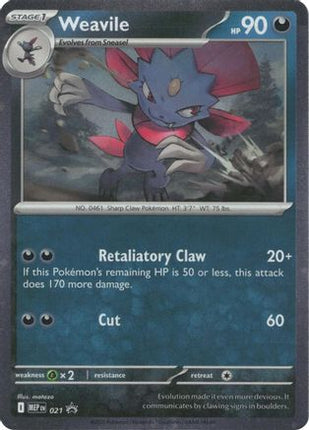 Weavile (Cosmos Holo) - 21/null [ME: Mega Evolution Promo] Holofoil
