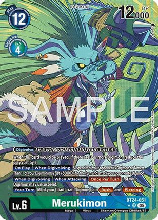Merukimon (Alternate Art) [BT24-051] [Time Stranger] Foil