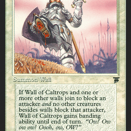 Wall of Caltrops [Legends]