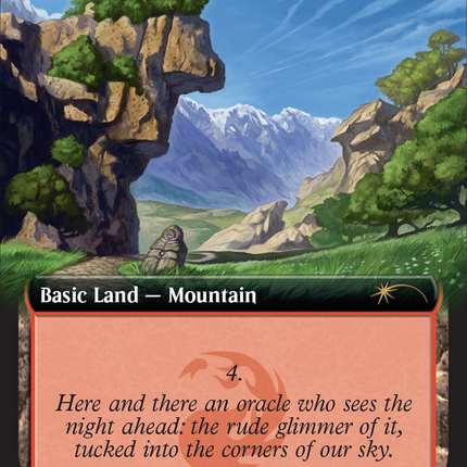 Mountain (1361) (Extended Art) [Secret Lair Drop]