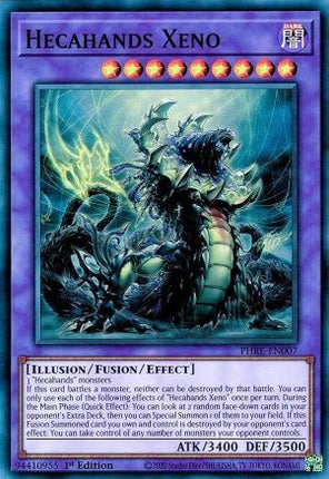 Hecahands Xeno [PHRE-EN007] Super Rare 1st Edition