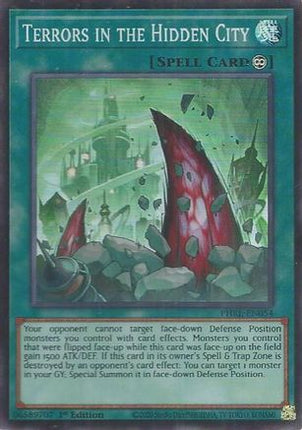 Terrors in the Hidden City (Super Rare)  [PHRE-EN054] 1st Edition