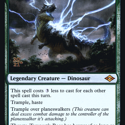 Thrasta, Tempest's Roar [Modern Horizons 2 Promos] Prerelease Foil
