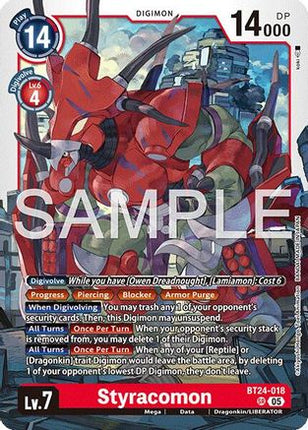 Styracomon [BT24-018] [Time Stranger] Foil