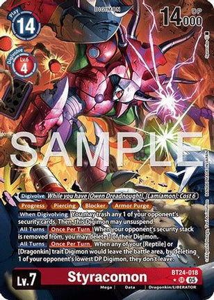 Styracomon (Alternate Art) [BT24-018] [Time Stranger] Foil