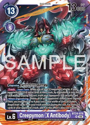 Creepymon (X Antibody) [BT24-078] [Time Stranger] Foil