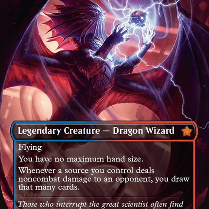 Niv-Mizzet, Visionary (Borderless) [Foundations] Foil