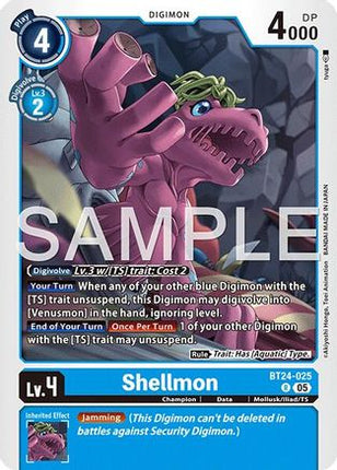 Shellmon [BT24-025] [Time Stranger] Foil