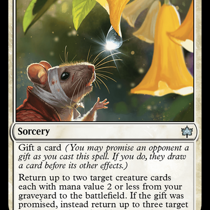 Dewdrop Cure [Bloomburrow] Foil