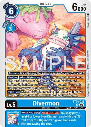 Divermon [BT24-028] [Time Stranger] Foil