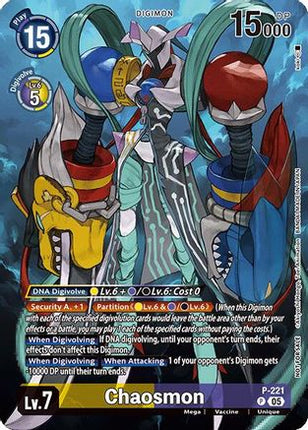 Chaosmon (Time Stranger Box Topper) [P-221] [Time Stranger] Foil