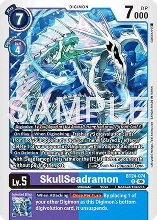 SkullSeadramon [BT24-074] [Time Stranger] Foil