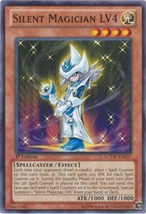 Silent Magician LV4 (Common / Short Print) [LCYW-EN037] 1st Edition