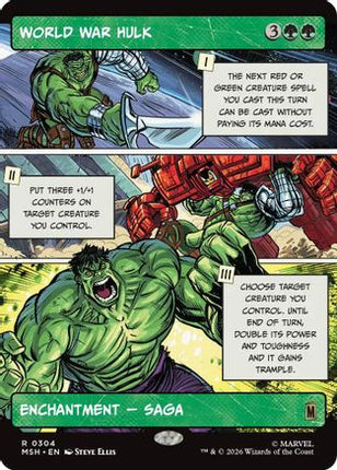 World War Hulk (Borderless) (304) [Marvel Super Heroes] Foil
