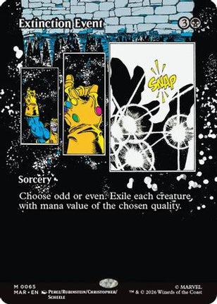 Extinction Event (Borderless) [Marvel Universe Eternal-Legal] Foil