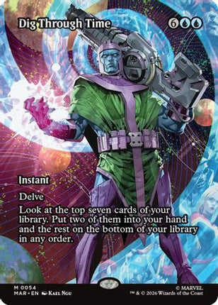 Dig Through Time (Borderless) [Marvel Universe Eternal-Legal] Foil