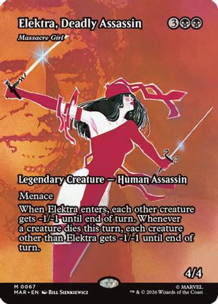 Elektra, Deadly Assassin - Massacre Girl (Borderless) [Marvel Universe Eternal-Legal]