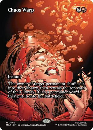 Chaos Warp (Borderless) [Marvel Universe Eternal-Legal] Foil