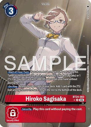 Hiroko Sagisaka (Alternate Art) [BT24-083] [Time Stranger] Foil
