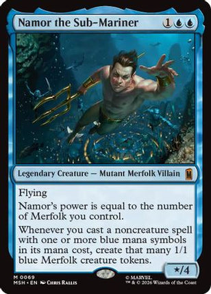 Namor the Sub-Mariner (069) [Marvel Super Heroes] Foil