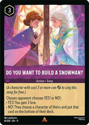 Do You Want To Build A Snowman? (61/204) - Winterspell Cold Foil