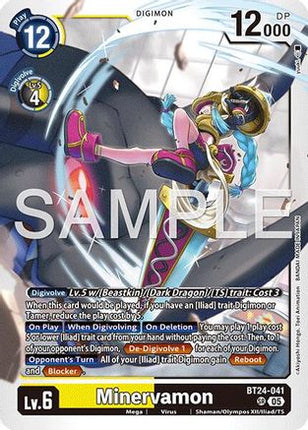Minervamon [BT24-041] [Time Stranger] Foil