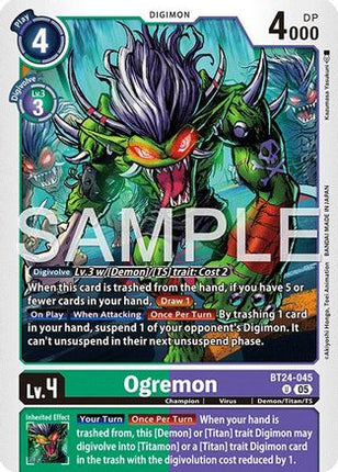 Ogremon [BT24-045] [Time Stranger]