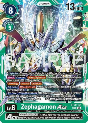 Zephagamon ACE [BT20-101] [Advanced Booster Digimon Generation] Foil