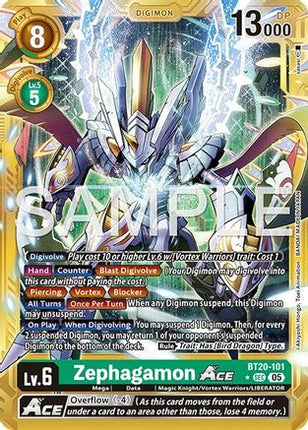 Zephagamon ACE (Alternate Art) [BT20-101] [Advanced Booster Digimon Generation] Foil