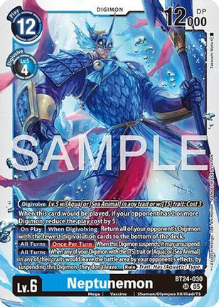 Neptunemon [BT24-030] [Time Stranger] Foil