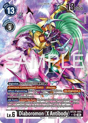 Diaboromon (X Antibody) (Alternate Art) [BT24-065] [Time Stranger] Foil
