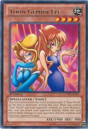 Toon Gemini Elf (Rare) [LCYW-EN107] 1st Edition