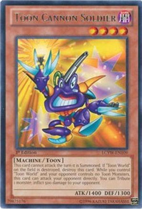 Toon Cannon Soldier (Rare) [LCYW-EN109] Unlimited