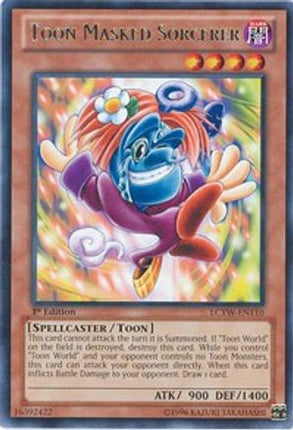 Toon Masked Sorcerer (Rare) [LCYW-EN110] Unlimited