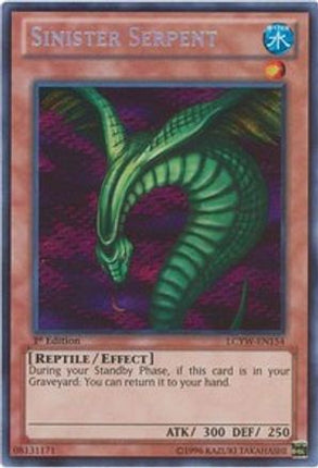 Sinister Serpent (Secret Rare) [LCYW-EN154] Unlimited