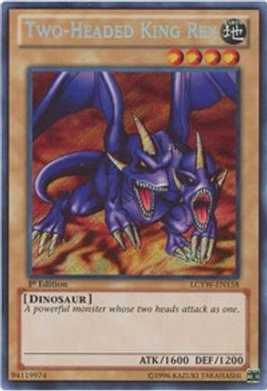 Two-Headed King Rex (Secret Rare) [LCYW-EN158] 1st Edition