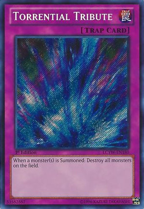 Torrential Tribute (Secret Rare) [LCYW-EN180] 1st Edition