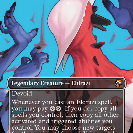 Ulalek, Fused Atrocity (Showcase) (Borderless) [Modern Horizons 3 Commander] Foil