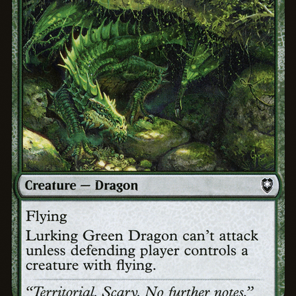 Lurking Green Dragon [Commander Legends: Battle for Baldur's Gate]