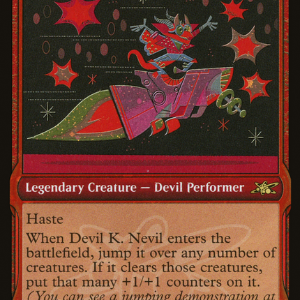 Devil K. Nevil (Showcase) [Unfinity] Galaxy Foil