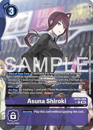 Asuna Shiroki (Alternate Art) [BT24-088] [Time Stranger] Foil
