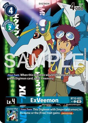 ExVeemon (Alternate Art) [BT12-022] [Advanced Booster Digimon Generation] Foil