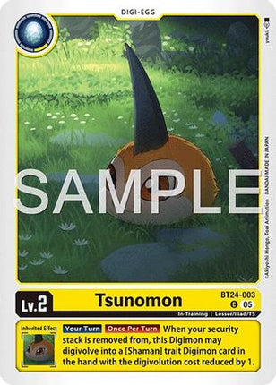 Tsunomon (BT24-003) [BT24-003] [Time Stranger]