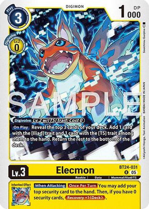 Elecmon [BT24-031] [Time Stranger] Foil