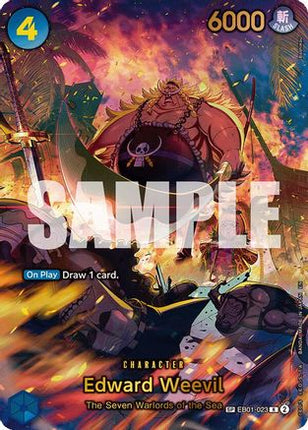 Edward Weevil - EB01-023 (SP) (EB01-023) - The Azure Sea's Seven Foil