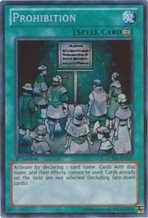 Prohibition (Secret Rare) [LCYW-EN267] 1st Edition