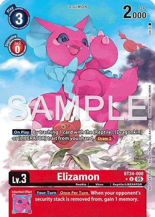 Elizamon (Box Topper) [BT24-008] [Time Stranger] Foil