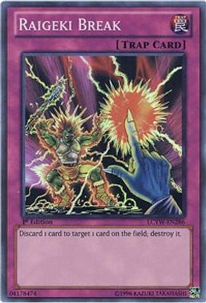Raigeki Break (Super Rare) [LCYW-EN286] 1st Edition
