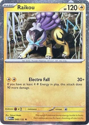 Raikou - 048/132 (Cosmo Holo) [ME01: Mega Evolution] Holofoil